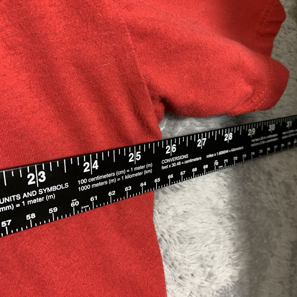 Peanuts Snoopy Graphic T-Shirt Mens 3XL Red Holiday Christmas Wreath ShortSleeve - Picture 4 of 6